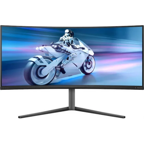 Philips Evnia 34M2C6500 Ultrawide QD-OLED HDR Curved Monitor 34" QHD 3440x1440 με Χρόνο Απόκρισης 0.03ms GTG