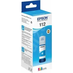 Epson 112 Γνήσιο Μελάνι Εκτυπωτή InkJet Κυανό (C13T06C24A)