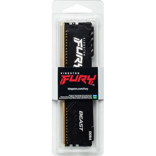 Kingston Fury Beast DDR4 με Module 1x16GB και Ταχύτητα 3200 για Desktop