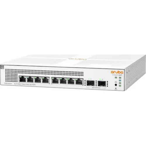 Aruba Instant On 1930 Managed L2 PoE+ Switch με 8 Θύρες Gigabit (1Gbps) Ethernet και 2 SFP Θύρες