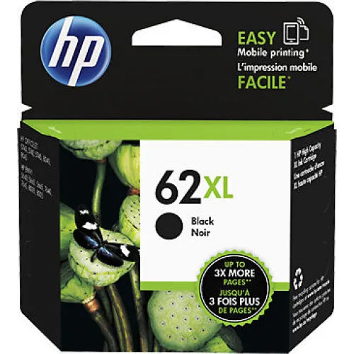 HP 62XL Γνήσιο Μελάνι Εκτυπωτή InkJet Μαύρο (C2P05AE)