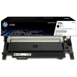 HP 117A Γνήσιο Toner Laser Εκτυπωτή Μαύρο 1000 Σελίδων (W2070A)