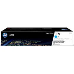 HP 117A Γνήσιο Toner Laser Εκτυπωτή Κυανό 700 Σελίδων (W2071A)