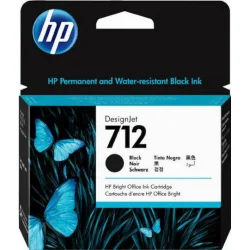HP 712 Γνήσιο Μελάνι Εκτυπωτή InkJet Μαύρο (3ED71A)