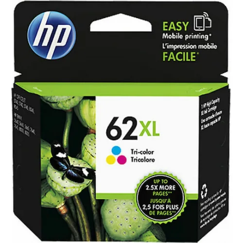 HP 62XL Γνήσιο Μελάνι Εκτυπωτή InkJet Πολλαπλό (Color) (C2P07AE)