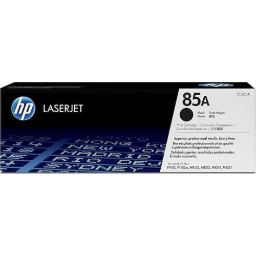HP 85A Γνήσιο Toner Laser Εκτυπωτή Μαύρο 1600 Σελίδων (CE285A)
