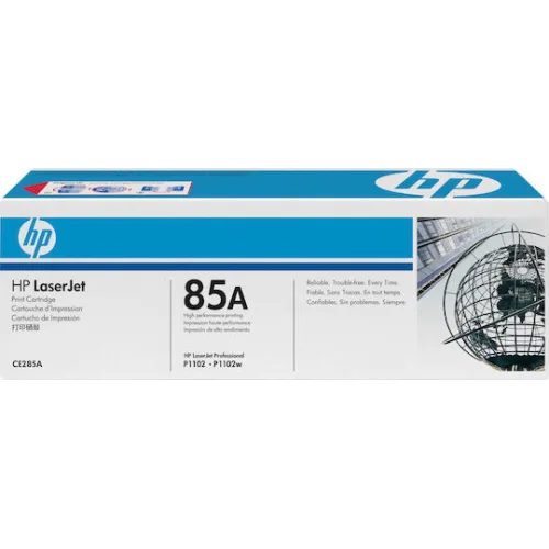 HP 85A Γνήσιο Toner Laser Εκτυπωτή Μαύρο 1600 Σελίδων (CE285A)