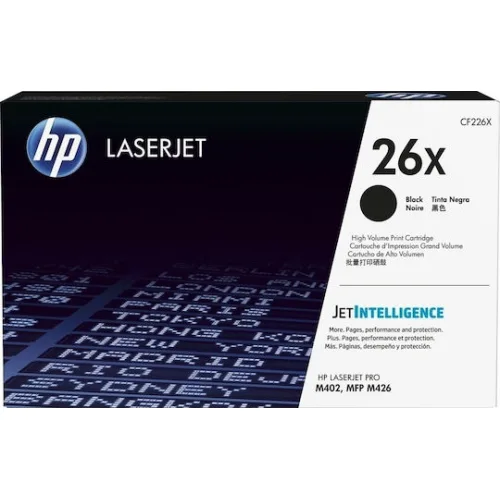HP 26X Γνήσιο Toner Laser Εκτυπωτή Μαύρο High Yield 9000 Σελίδων (CF226X)