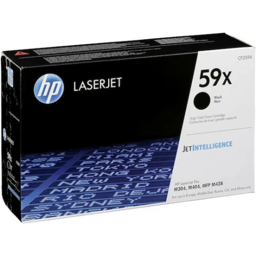 HP 59X Γνήσιο Toner Laser Εκτυπωτή Μαύρο High Yield 10000 Σελίδων (CF259X)