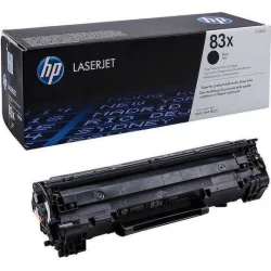 HP 83X Γνήσιο Toner Laser Εκτυπωτή Μαύρο High Yield 2200 Σελίδων (CF283X)