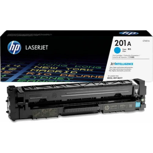 HP 201A Γνήσιο Toner Laser Εκτυπωτή Κυανό 1400 Σελίδων (CF401A)