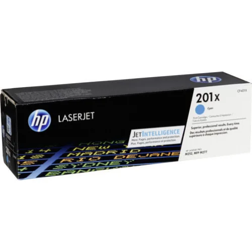 HP 201X Γνήσιο Toner Laser Εκτυπωτή Κυανό High Yield 2300 Σελίδων (CF401X)