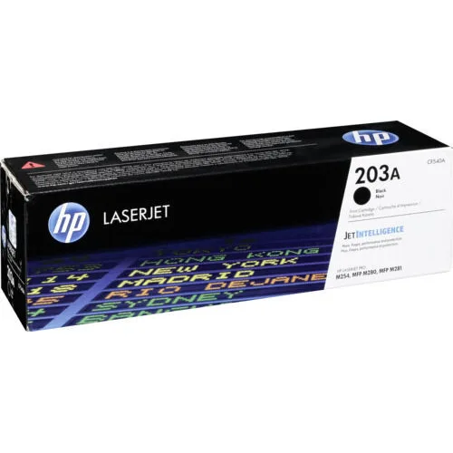 HP 203A Γνήσιο Toner Laser Εκτυπωτή Μαύρο High Yield 1400 Σελίδων (CF540A)