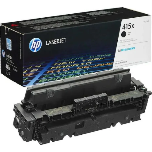 HP 415X Γνήσιο Toner Laser Εκτυπωτή Μαύρο High Yield 7500 Σελίδων (W2030XH)
