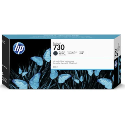 HP 730 Γνήσιο Μελάνι Εκτυπωτή InkJet Matte Μαύρο (P2V71A)