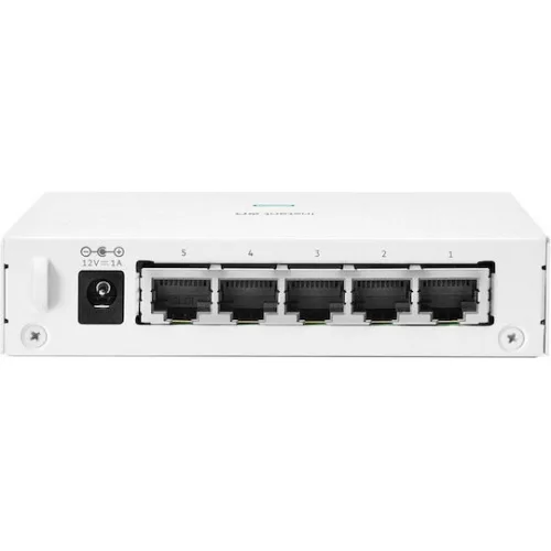 Aruba Instant On 1430 5G Unmanaged L2 Switch με 5 Θύρες Gigabit (1Gbps) Ethernet