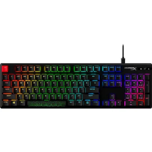 HyperX Alloy Origins PBT Gaming Μηχανικό Πληκτρολόγιο με HyperX Blue διακόπτες και RGB φωτισμό (Αγγλικό US)