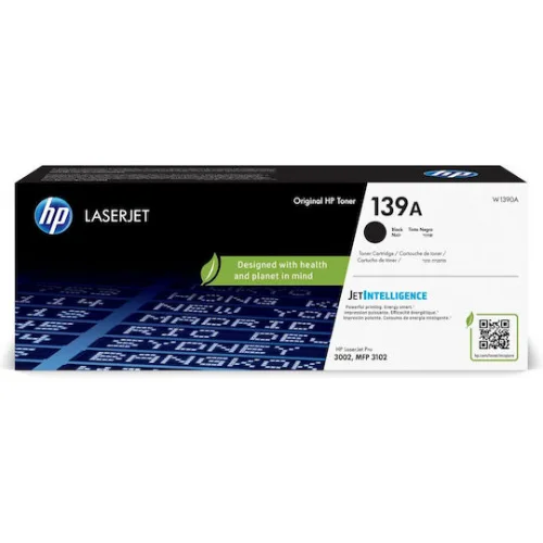 HP 139A Γνήσιο Toner Laser Εκτυπωτή Μαύρο 1500 Σελίδων (W1390A)