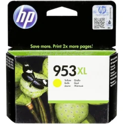 HP 953XL Γνήσιο Μελάνι Εκτυπωτή InkJet Κίτρινο (F6U18AE)