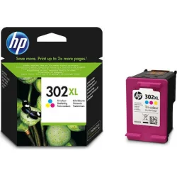 HP 302XL Γνήσιο Μελάνι Εκτυπωτή InkJet Πολλαπλό (Color) (F6U67AE)