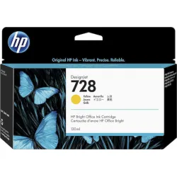 HP 728 Γνήσιο Μελάνι Εκτυπωτή InkJet Κίτρινο (F9J65A)