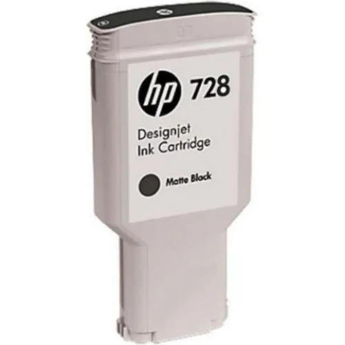 HP 728 Γνήσιο Μελάνι Εκτυπωτή InkJet Matte Μαύρο (F9J68A)