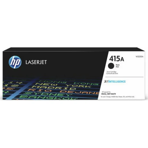 HP 415A Γνήσιο Toner Laser Εκτυπωτή Μαύρο 2400 Σελίδων (W2030A)