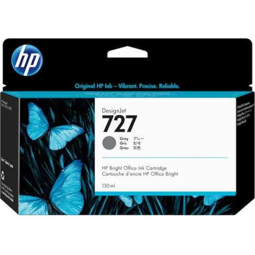 HP 727 Γνήσιο Μελάνι Εκτυπωτή InkJet Γκρι (B3P24A)