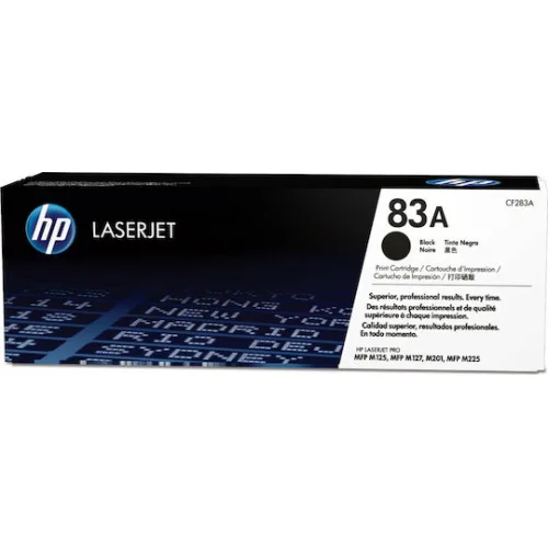 HP 83A Γνήσιο Toner Laser Εκτυπωτή Μαύρο 1500 Σελίδων (CF283A)