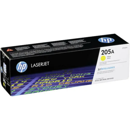 HP 205A Γνήσιο Toner Laser Εκτυπωτή Κίτρινο 900 Σελίδων (CF532A)