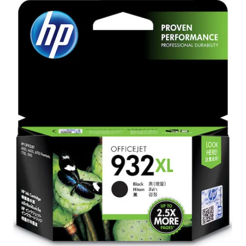 HP 932XL Γνήσιο Μελάνι Εκτυπωτή InkJet Μαύρο (CN053AE)