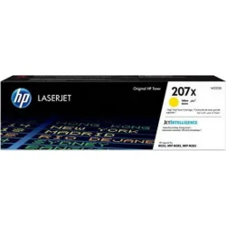 HP 207X Γνήσιο Toner Laser Εκτυπωτή Κίτρινο High Yield 2450 Σελίδων (W2212X)
