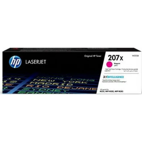 HP 207X Γνήσιο Toner Laser Εκτυπωτή Ματζέντα High Yield 2450 Σελίδων (W2213X)