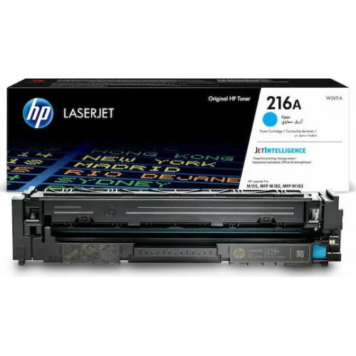 HP 216A Γνήσιο Toner Laser Εκτυπωτή Κυανό 850 Σελίδων (W2411A)
