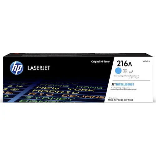 HP 216A Γνήσιο Toner Laser Εκτυπωτή Κυανό 850 Σελίδων (W2411A)