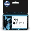 HP 712 Γνήσιο Μελάνι Εκτυπωτή InkJet Μαύρο (3ED70A)