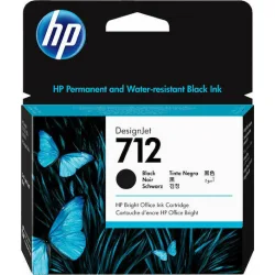 HP 712 Γνήσιο Μελάνι Εκτυπωτή InkJet Μαύρο (3ED70A)