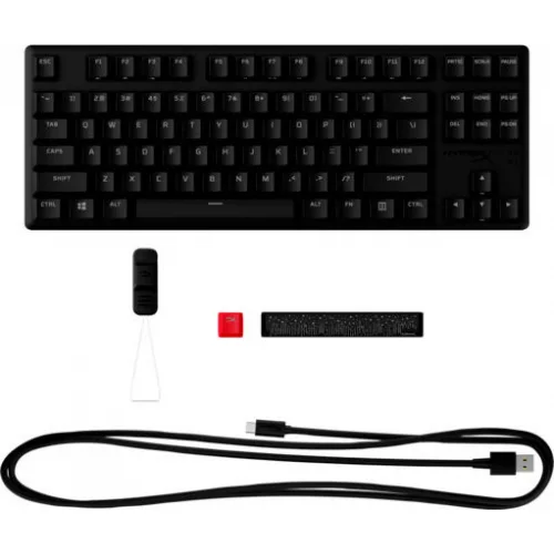 HyperX Alloy Origins Core PBT Gaming Μηχανικό Πληκτρολόγιο Tenkeyless με HyperX Aqua διακόπτες και RGB φωτισμό (Αγγλικό US)