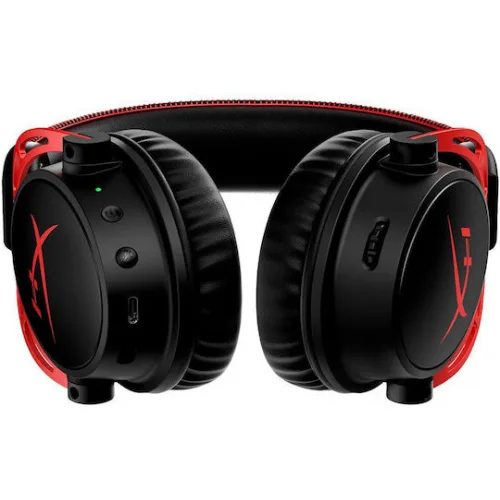 HyperX Cloud Alpha Ασύρματο Over Ear Gaming Headset με σύνδεση USB Black/Red
