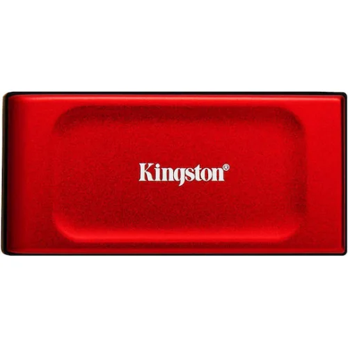 Kingston XS1000 USB-C Εξωτερικός SSD 1TB 1.8" Κόκκινο