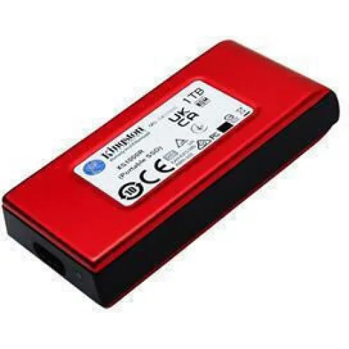 Kingston XS1000 USB-C Εξωτερικός SSD 1TB 1.8" Κόκκινο