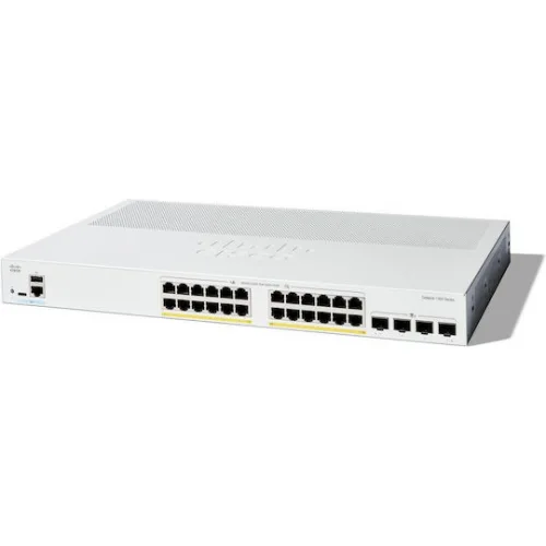 Cisco Cisco Managed L2 PoE+ Switch με 24 Θύρες Gigabit (1Gbps) Ethernet και 4 SFP Θύρες