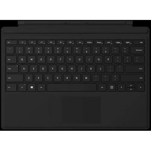 Microsoft Surface Go Signature Type Πληκτρολόγιο με Touchpad για Tablet Αγγλικό UK Μαύρο