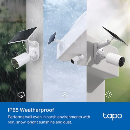 TP-LINK Tapo C410 Kit v1 IP Κάμερα Παρακολούθησης Wi-Fi Full HD+ 3MP Αδιάβροχη Μπαταρίας με Αμφίδρομη Επικοινωνία