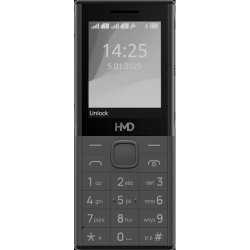 HMD 150 Music Dual SIM Κινητό με Κουμπιά (Ελληνικό Μενού) Μαύρο