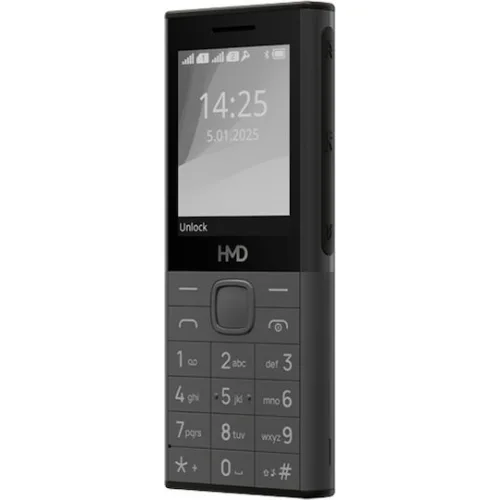 HMD 150 Music Dual SIM Κινητό με Κουμπιά (Ελληνικό Μενού) Μαύρο