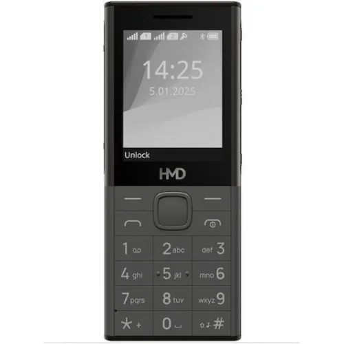 HMD 150 Music Dual SIM Κινητό με Κουμπιά (Ελληνικό Μενού) Μαύρο