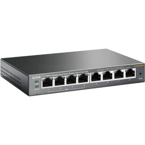 TP-LINK TL-SG108PE v5 Unmanaged L2 PoE Switch με 8 Θύρες Ethernet