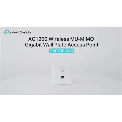 TP-LINK EAP230-Wall v1 Access Point Wi‑Fi 5 Dual Band (2.4 & 5GHz)