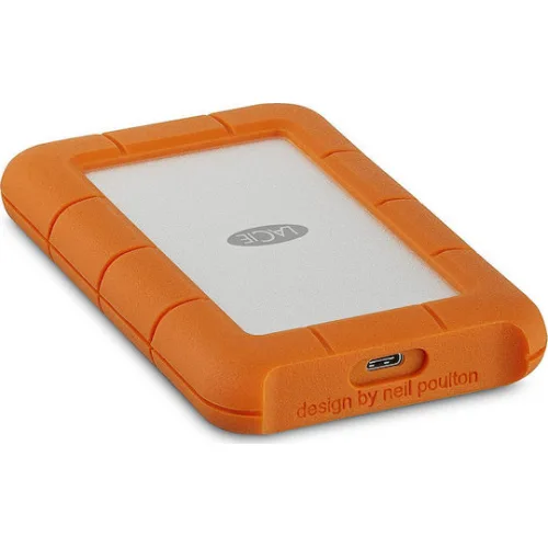Lacie Rugged USB-C USB 3.1 Εξωτερικός HDD 1TB 3.5" Πορτοκαλί
